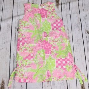 Lilly Pulitzer Girls Shift Floral Sz 7